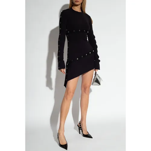 Dress with Snap Closures - The Attico - Modalova