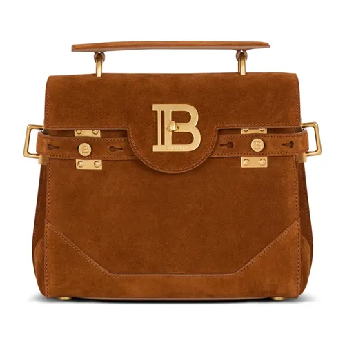 Suede B-Buzz 23 bag - Balmain - Modalova
