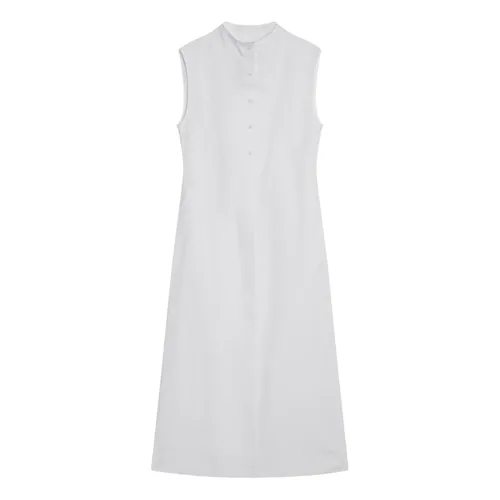White Cotton Dress - Loulou Studio - Modalova