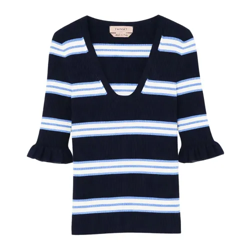 Striped Top - Twinset - Modalova