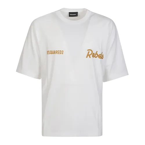 Camiseta de Corte Holgado - Dsquared2 - Modalova