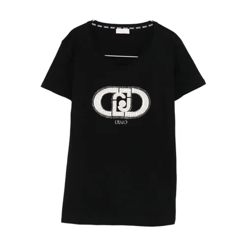 Black T-shirts and Polos - Liu Jo - Modalova