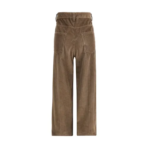 Velvet Wide-Leg Pants - Brunello Cucinelli - Modalova