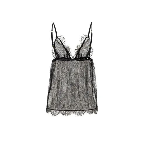 Black Lace Top Triangle Elastic Strap - Tom Ford - Modalova