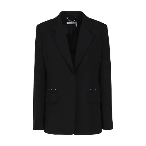 Black Wool Bell Fit Jacket - Chloé - Modalova
