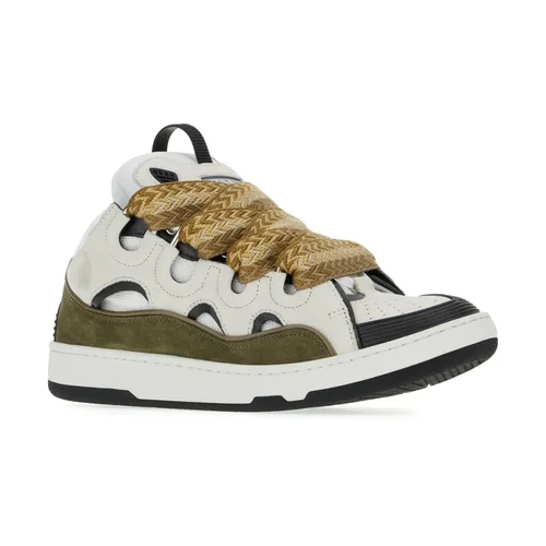 Curb Leather Sneakers - Lanvin - Modalova