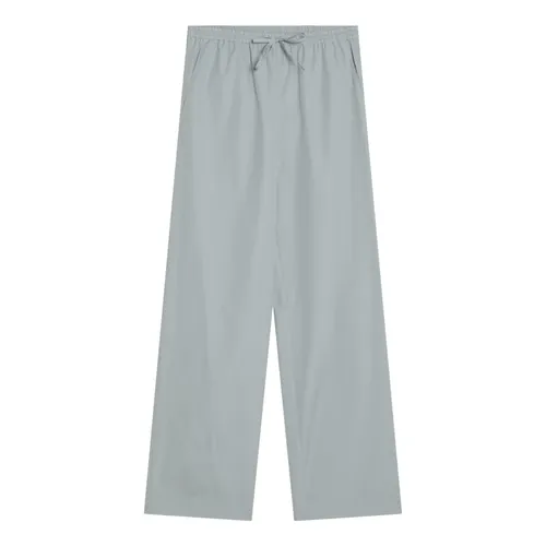 Pantalones Grises de Algodón - Loulou Studio - Modalova