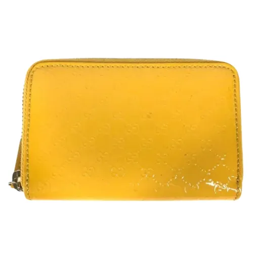 Pre-owned Leather wallets - Gucci Vintage - Modalova