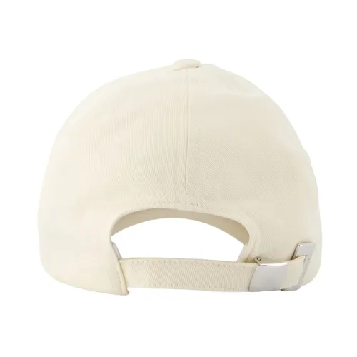 Beige Cotton College Embroidered Cap - Balmain - Modalova
