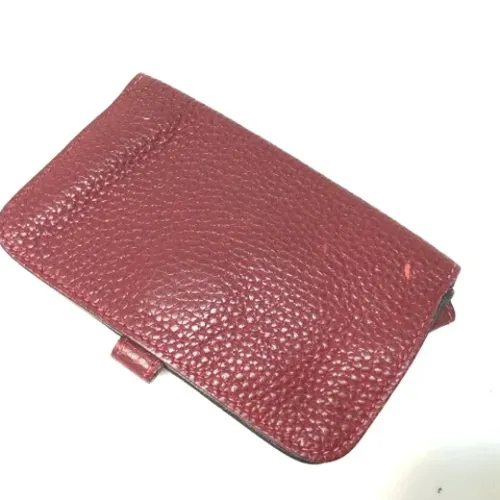 Pre-owned Leather wallets - Hermès Vintage - Modalova