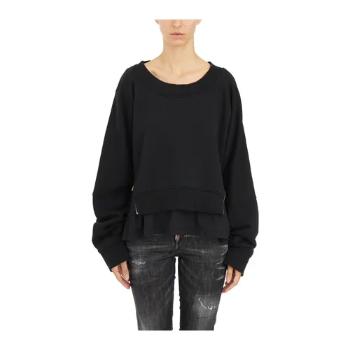 Short Double-Layered Sweatshirt - Dsquared2 - Modalova