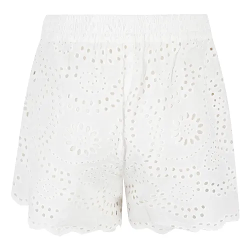 Floral Cut-Out Pullup Shorts - MC2 Saint Barth - Modalova