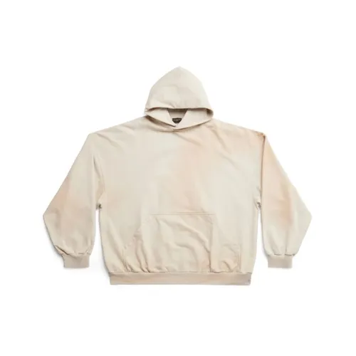 Oversized Hoodie Eggshell White - Balenciaga - Modalova