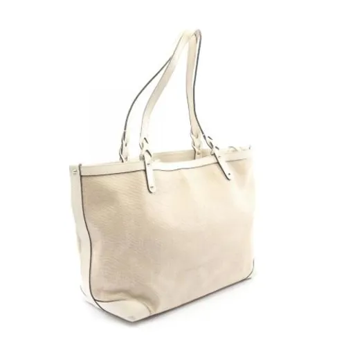 Pre-owned Canvas Tote Bag - Gucci Vintage - Modalova
