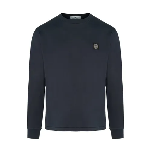 S0013 Patch Logo LS Tee - Stone Island - Modalova