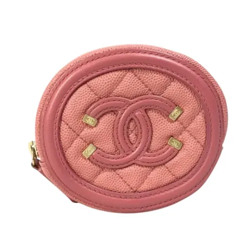 Pre-owned Leather wallets - Chanel Vintage - Modalova