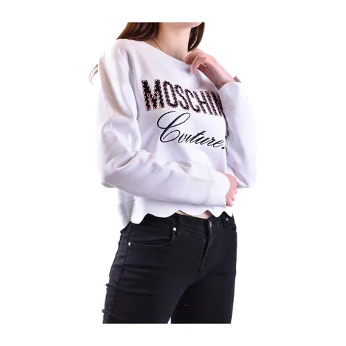 Logo Print Sweatshirt - Moschino - Modalova