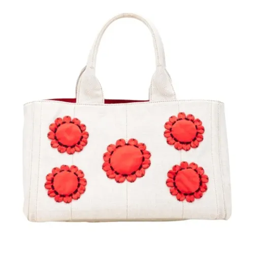 Pre-owned Canvas Handbag - Prada Vintage - Modalova