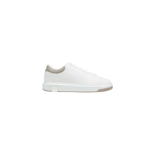 Leather Lace-Up Sneakers - Armani Exchange - Modalova