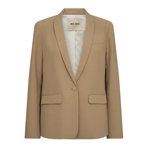 Feminine Blazer with V-Neck and Flap Pockets - MOS Mosh - Modalova