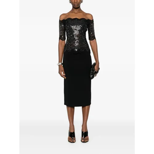 Sequin Lace Top - Rabanne - Modalova