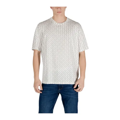 AllOver Logo Print Tee - Armani Exchange - Modalova