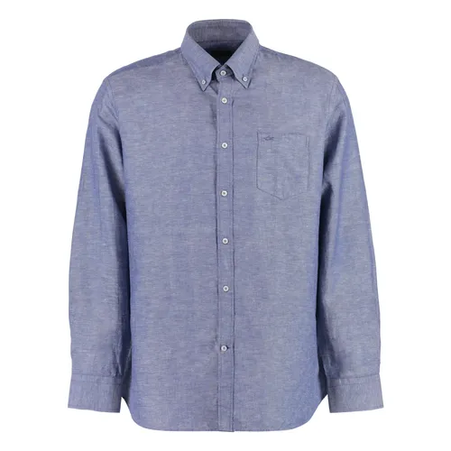 Cotton Blend Long Sleeve Shirt - Paul & Shark - Modalova