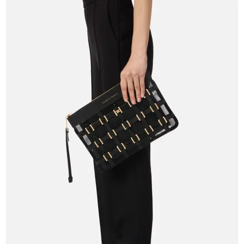 Mesh Pouch - Elisabetta Franchi - Modalova