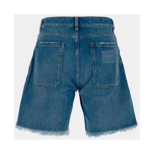 Denim Bermudas - Fendi - Modalova