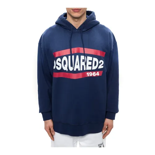Comfortable Cotton Hoodie - Dsquared2 - Modalova