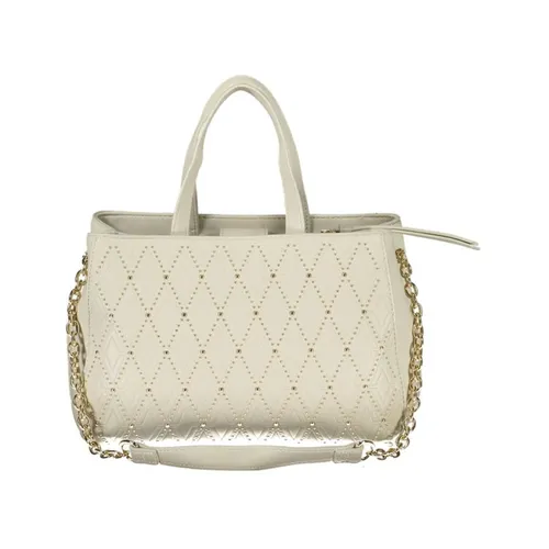 White Polyethylene Handbag with Chain Handle - Valentino by Mario Valentino - Modalova