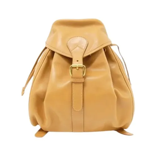 Pre-owned Leather backpacks - Gucci Vintage - Modalova