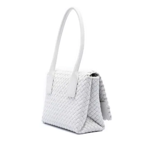 Pre-owned Leather Shoulder Bag - Bottega Veneta Vintage - Modalova