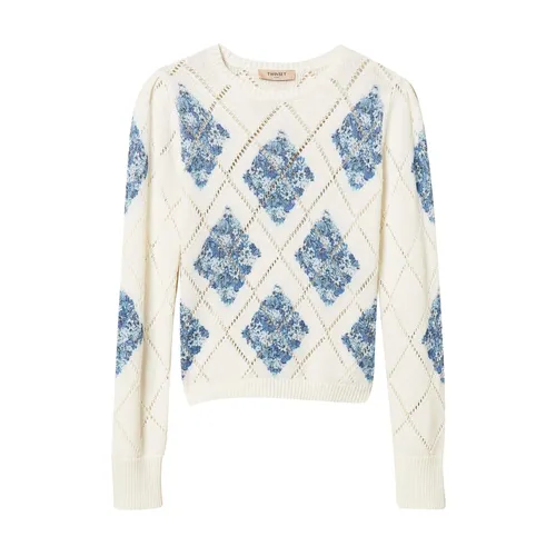 St. Rombi Floreali Pullover - Twinset - Modalova