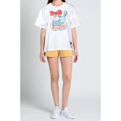 White T-Shirt - Dolce & Gabbana - Modalova