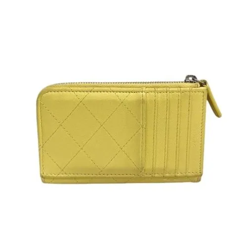 Pre-owned Leather Wallet - Chanel Vintage - Modalova