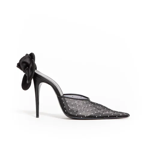 Crystal Black Heel Mules - Magda Butrym - Modalova