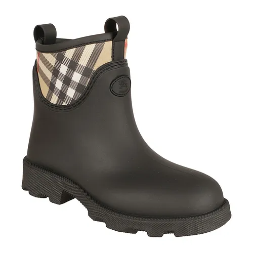 Embossed Knight Stamp Ankle Boots - Burberry - Modalova