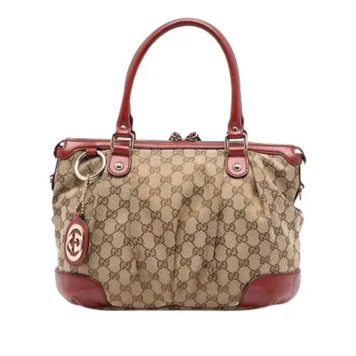 Pre-owned Canvas Handbag - Gucci Vintage - Modalova