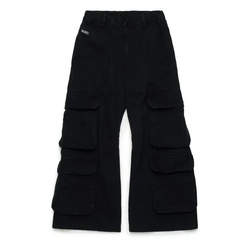 Cargo pants with wide fit - Diesel - Modalova