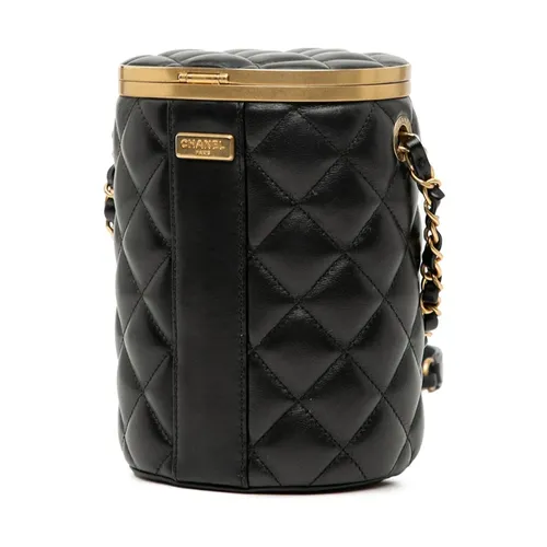 Pre-owned Quilted Cylinder Vanity Case - Chanel Vintage - Modalova