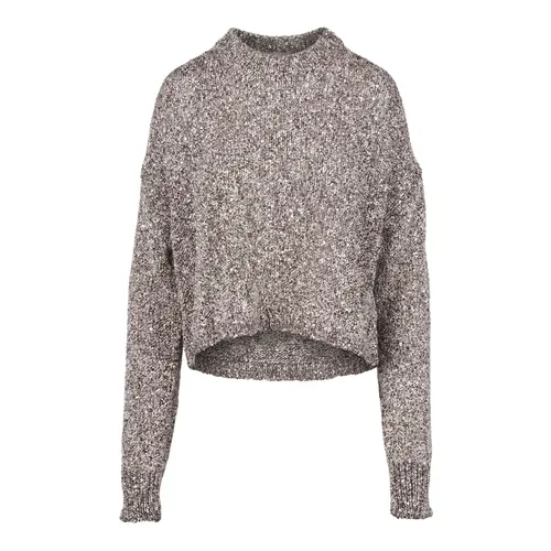 Sequin Yarn Sweater - Alysi - Modalova