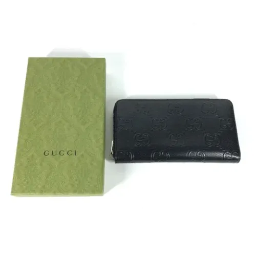 Pre-owned Leather wallets - Gucci Vintage - Modalova