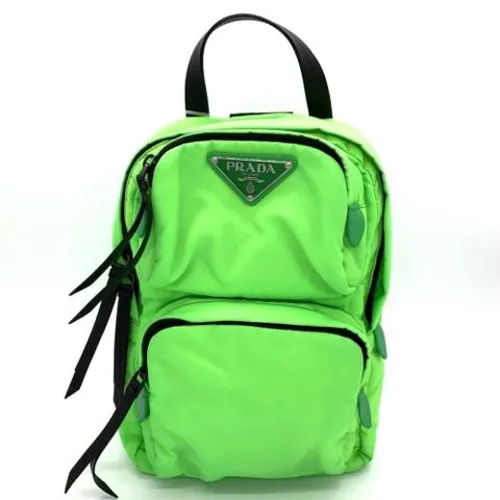 Pre-owned Nylon Backpack - Prada Vintage - Modalova