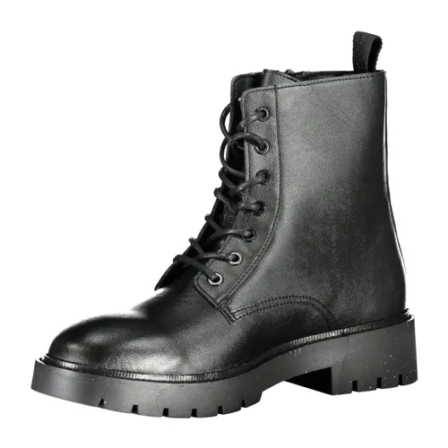 Ankle Boot with Laces and Side Zip - Calvin Klein - Modalova