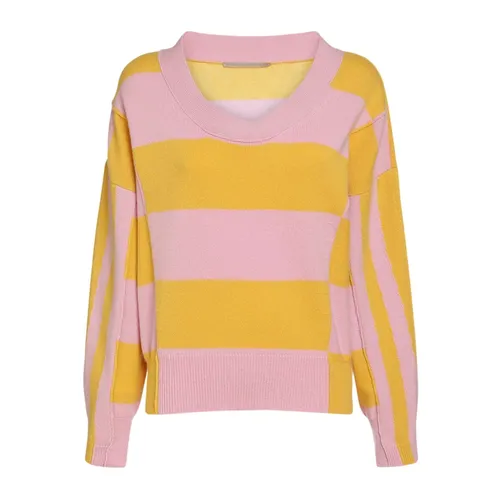 V-neck Striped Pullover - Stella McCartney - Modalova