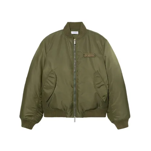 Bomber Jacket - Off White - Modalova