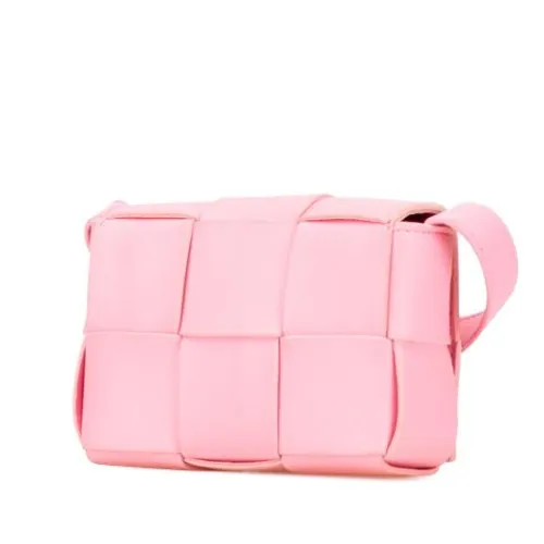 Pre-owned Leather Crossbody Bag - Bottega Veneta Vintage - Modalova