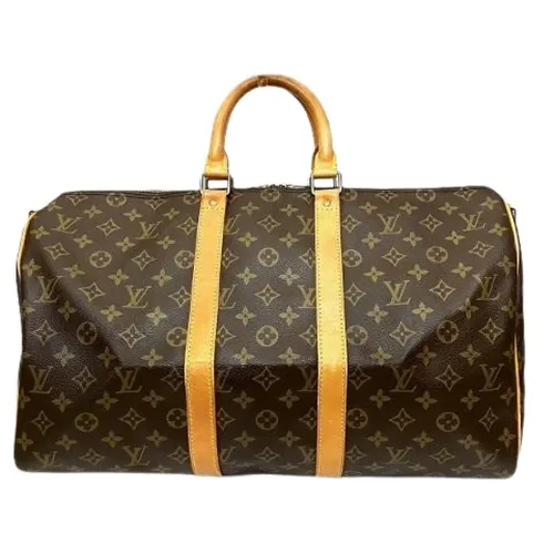 Pre-owned Keepall Bandouliere Monogram Boston Bag - Louis Vuitton Vintage - Modalova