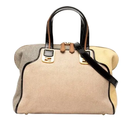 Pre-owned Canvas Handbag - Fendi Vintage - Modalova